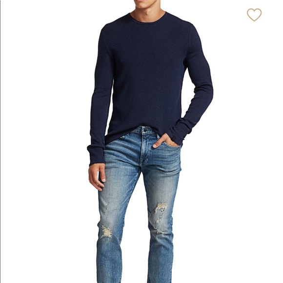 Rag Bone Merino Wool Davis Crew Neck 